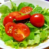 リーフレタスとミニトマトのチョレギ風サラダ